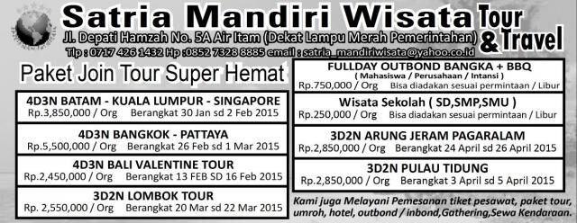 Paket Tour Bangka Belitung Murah & Terpercaya